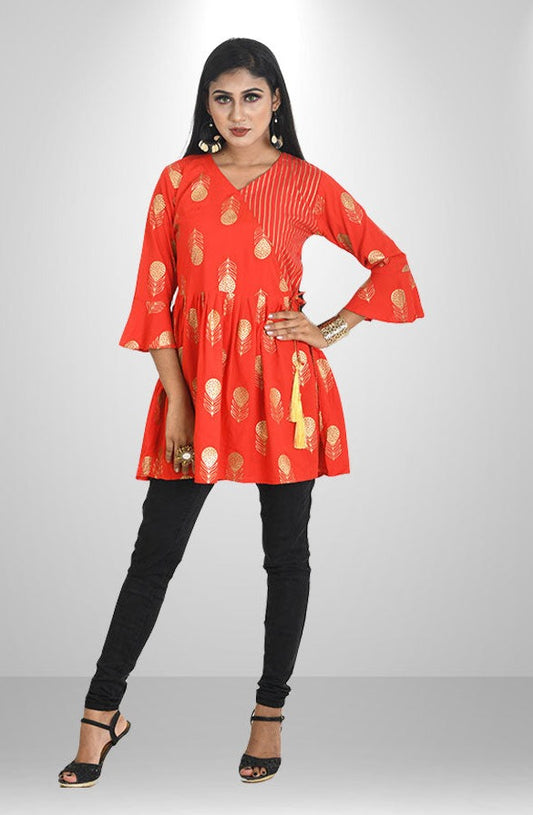 Floral Motif printed Top